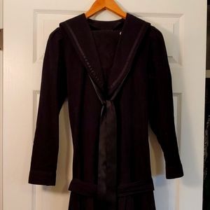 Laura Ashley black sailor dress - size 8